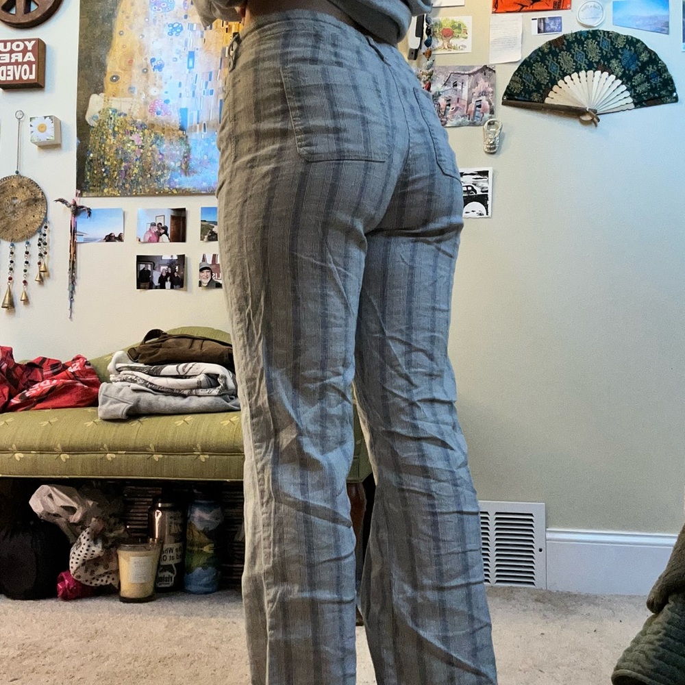 NYDJ Vintage Blue Striped Pants